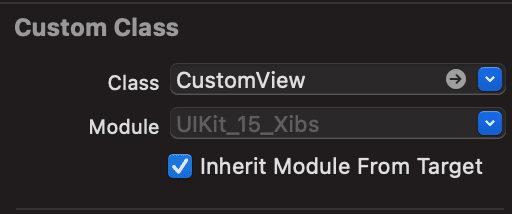 Añadimos CustomView a la clase del File's Owner