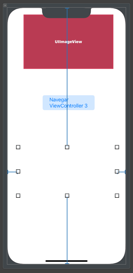 Añadimos un UIView a nuestro XIB ViewController2 para usar la vista XIB CustomView