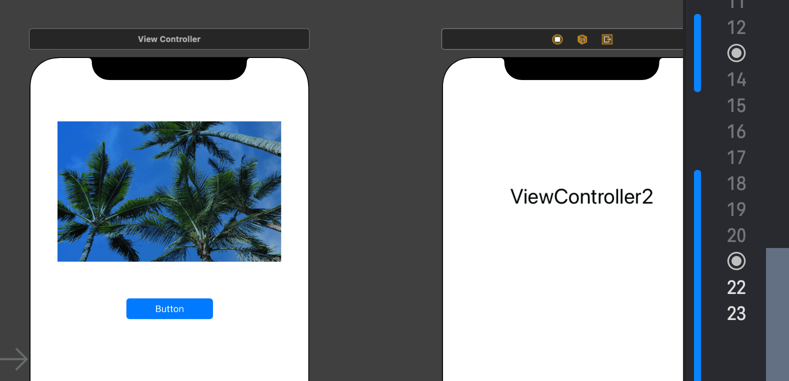 Creamos un UILabel en nuestro ViewController2