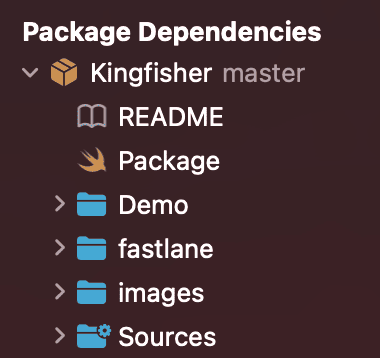 Dependencia KingFisher añadida a Xcode