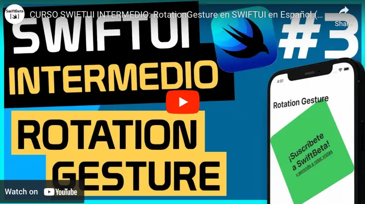 Aprende SwiftUI - Rotation Gesture