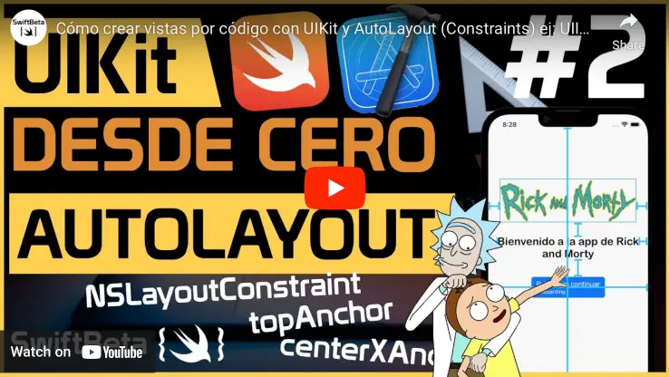 Aprende a crear vistas por código y AutoLayout en UIKit (y Swift)