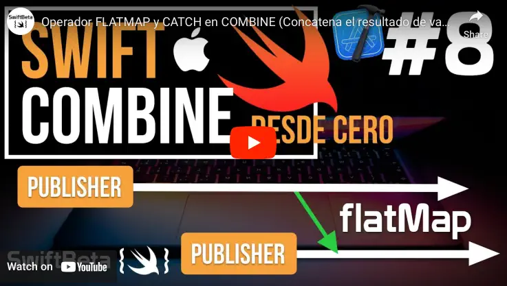 Operador FlatMap y Catch en Combine. Curso de Combine en Swift