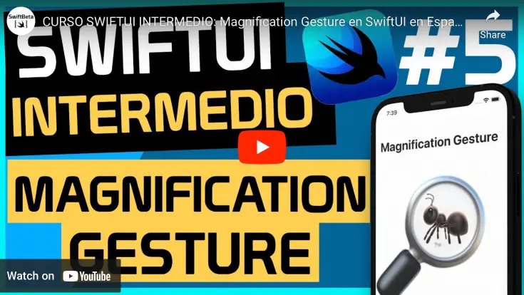Aprende a usar los gestos en SwiftUI