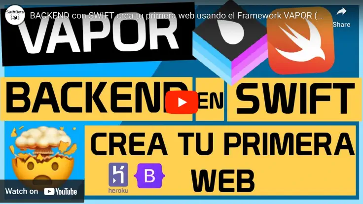 Backend con Swift con el framework VAPOR