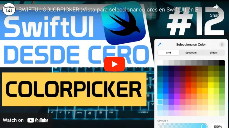 ColorPicker en SwiftUI