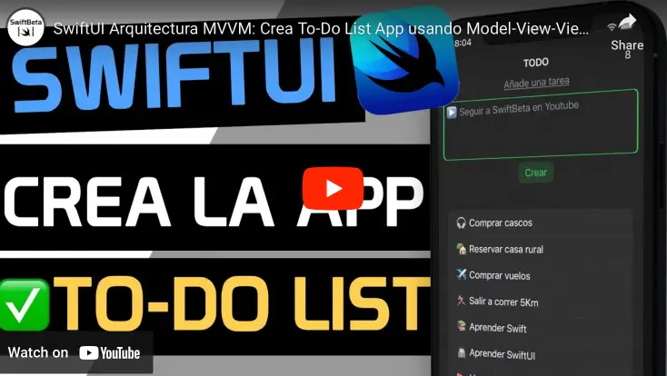 Creamos una app usando MVVM en SwiftUI