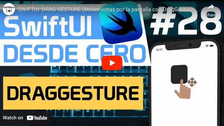 Curso SwiftUI DragGesture