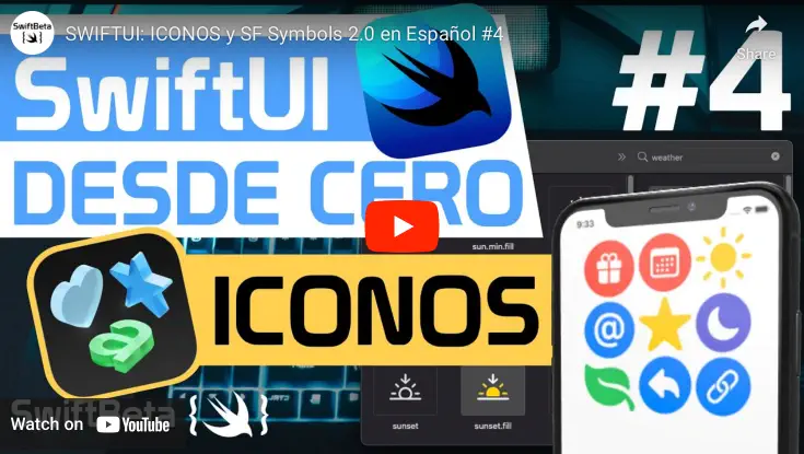 Iconos en y SF Symbols en SwiftUI