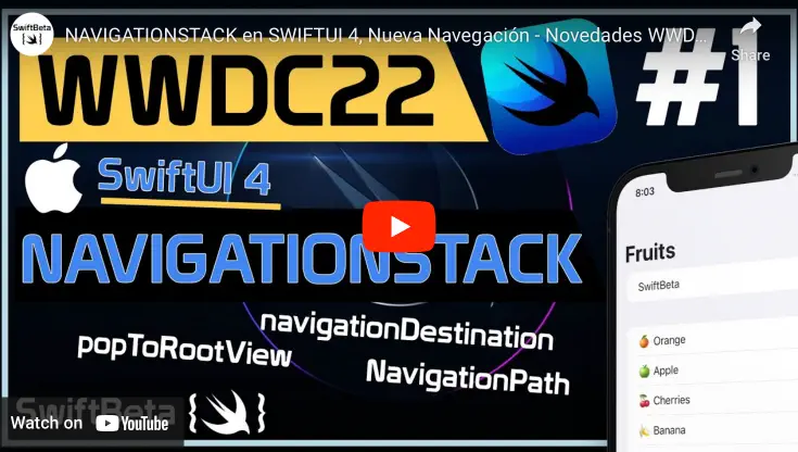 Navega a distinas pantalla de tu app con NavigationStack y SwiftUI 4