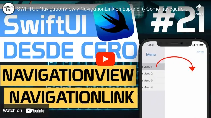 NavigationView y NavigationLink en SwiftUI