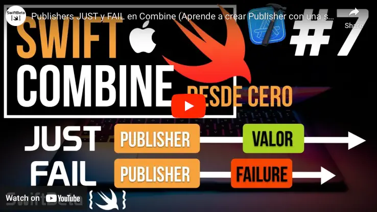 Publishers Just y Fail en Combine