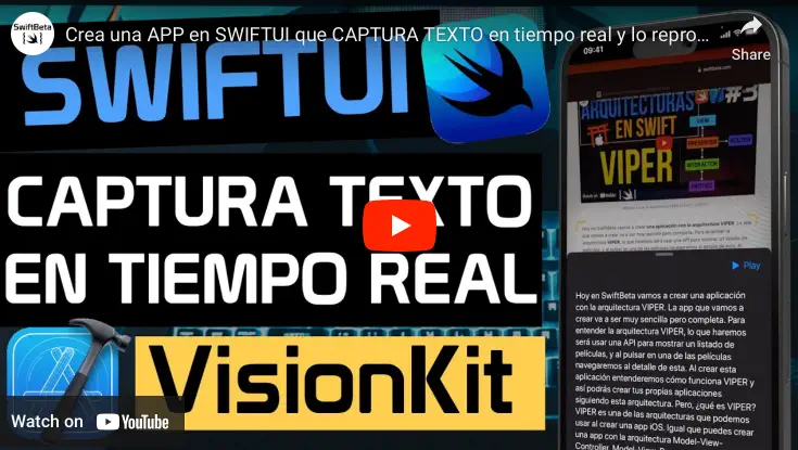 Aprende a usar VisionKit para capturar texto en tiempo real en SwiftUI