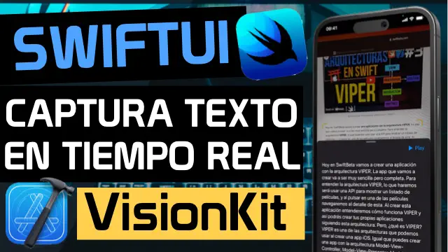Crea una app con VisionKit para capturar texto de tu cámara en tiempo real