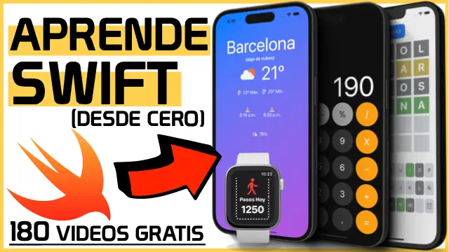 Recursos para aprender a programar tu primer app móvil en Swift y SwiftUI