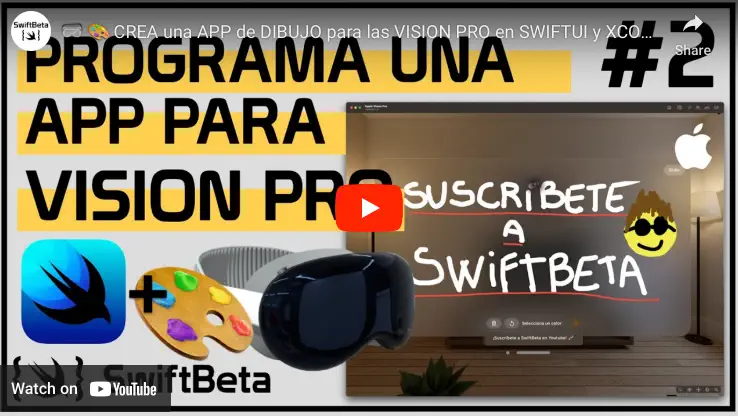 Aprende a crear una app para las Vision PRO de Apple en SwiftUI