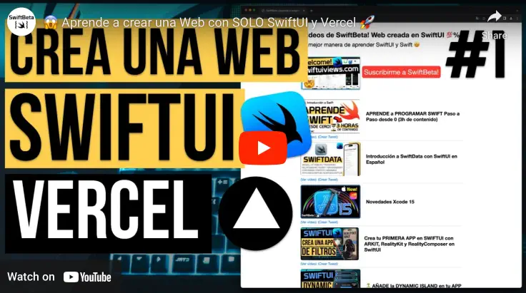 Crea una web usando SOLO SwiftUI 😱