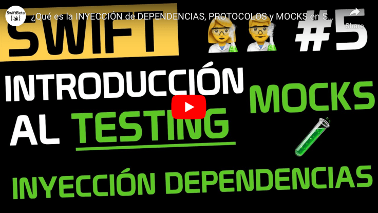 Video de la parte #5 del curso de Testing en Swift