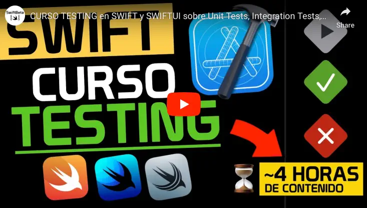 Curso de Testing Swift, SwiftUI y Xcode GRATIS