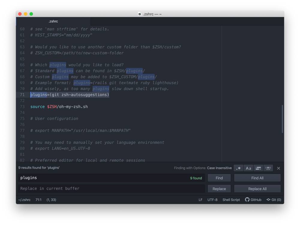 iTerm + Oh My Zsh + Plugins