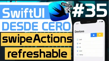 swipeActions y refreshable en SwiftUI 3.0