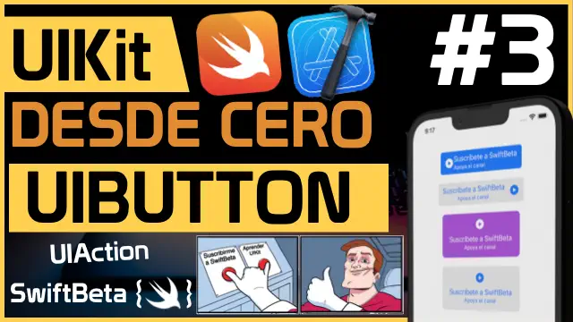 Cómo crear UIButton con UIKit en Swift