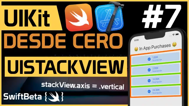 Aprende a crear UIStackView en UIKit