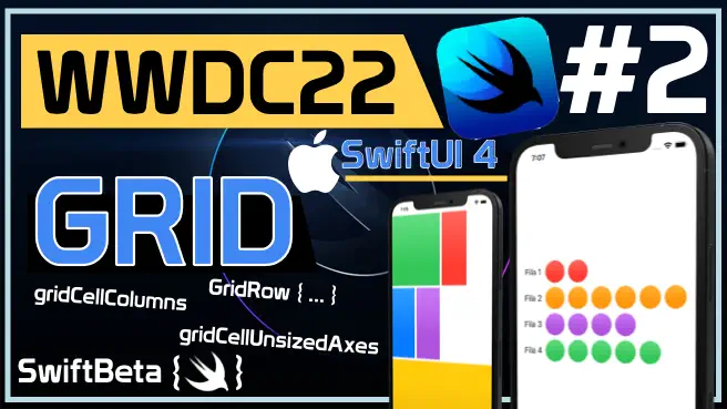 Grid y GridRow en SwiftUI, crear grids complejos con muy pocas líneas de código con SwiftUI
