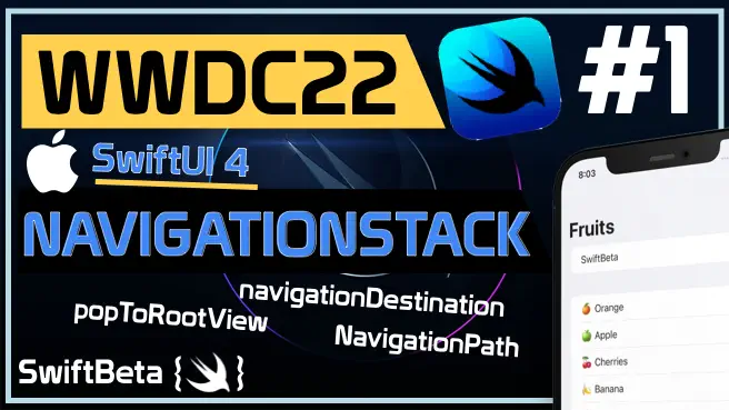 NavigationStack en SwiftUI 4, nueva navegación de apps en SwiftUI