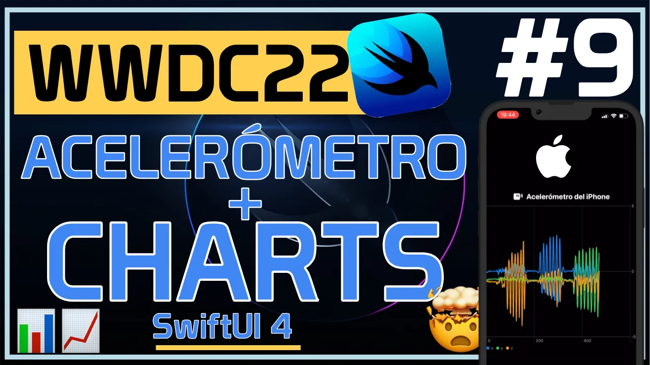 Cómo mostrar los datos del acelerómetro de un iPhone en SwiftUI Charts